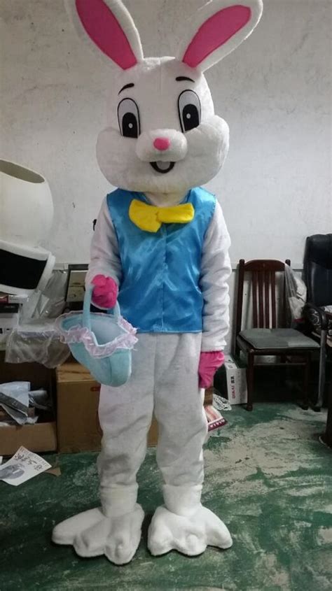 New Halloween Costume Easter Bunny Mascot Costume Bugs Rabbit Hare