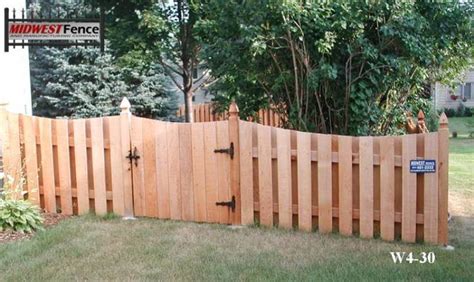 4 Foot High Wood Private Fences Midwest Fence