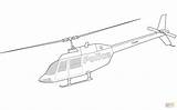 Helicopter Police Coloring Bell Pages Printable Clipart Airplane Drawing 206a sketch template