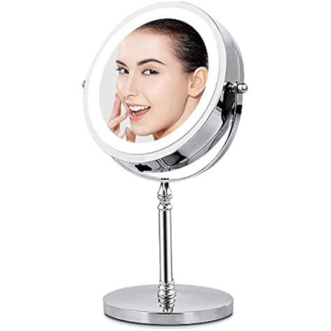 magnifying mirror lights lighted makeup  magnification vanity double sided ebay