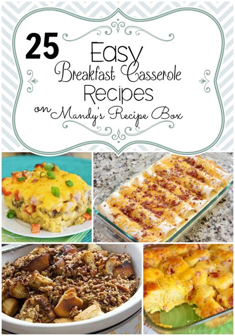easy breakfast casserole recipes mandys recipe box