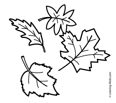 autumn leaves coloring pages tagw