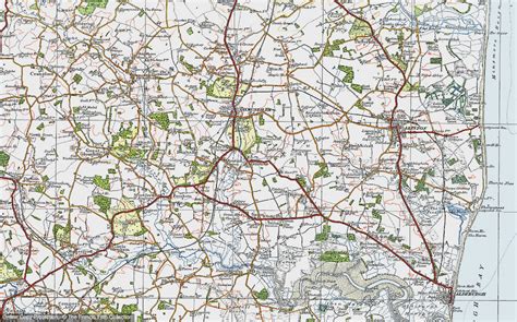 historic ordnance survey map  sternfield