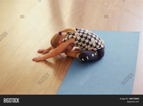 Girl Does Stretching Image And Photo Free Trial Bigstock