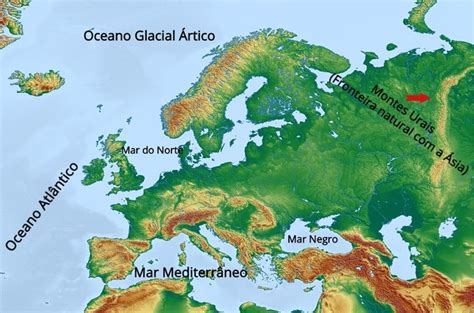 mapa da europa toda matéria