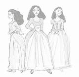Hamilton Schuyler Coloring Sisters Sketch Musical Eliza Peggy Sister Drawings Deviantart Draw Fanart Costume Cast Hillary Cw 08kb 492px Fan sketch template