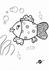 Colouring Fish Swimming Pages Activity Print Sheets Kids sketch template