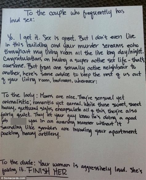 hilarious notes pleading with neighbours to keep it down