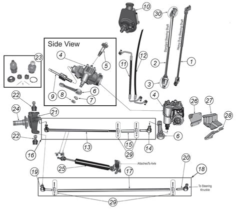 jeep cj steering column diagram