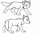 Wolf Pup Coloring Pages Cute Draw Pups Anime Drawing Lineart Three Lobo Para Colorear Color Mom Template Skills Jobs Find sketch template