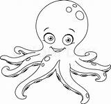 Octopus Coloring Outline Vector Colourbox Outlined Drawing Stock Getdrawings sketch template