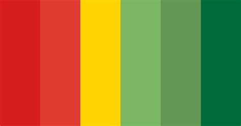 Red Yellow And Green Color Scheme Green