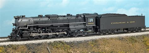 broadway limited imports llc ho scale chesapeake ohio      steam locomotive