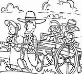 Wagon Coloring Covered Pioneer Getcolorings Color Family sketch template