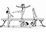 Gymnastics Agility Endurance Flexibility Coordination sketch template