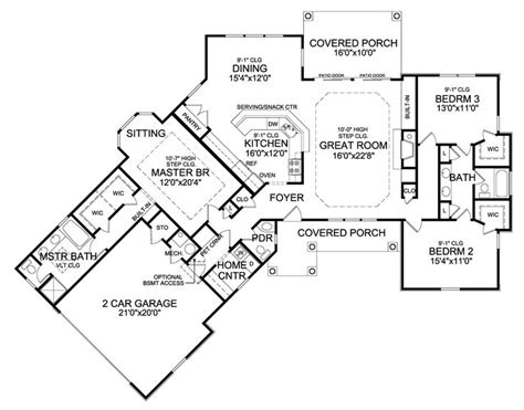angled house plans ranch house plans craftsman style house plans   plan