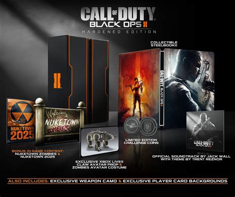 call  duty black ops ii prestige edition care pack edition es hardened edition csomagok