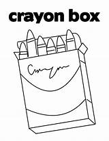 Crayons Tocolor sketch template