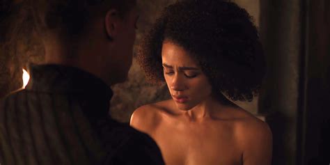 game of thrones grey worm and missandei sex scene interview nathalie emmanuel on filming grey