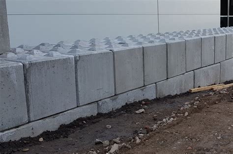 large interlocking concrete blocks