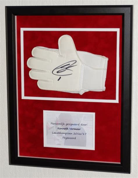 kenneth vermeer original autographed goalkeepers glove catawiki