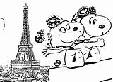 Coloring France Pages Snoopy Fifi Paris Popular Gif Books Categories Similar sketch template