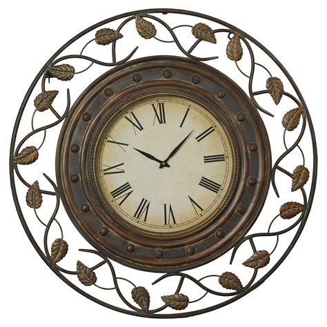 darby home  cleffort  decorative wall clock reviews wayfair