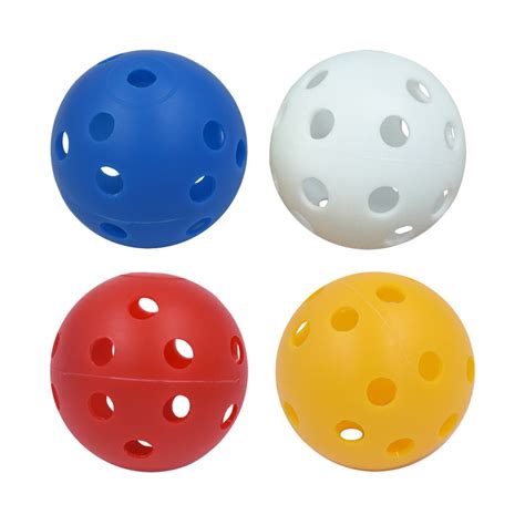 golf ball plastic indoor exercise ball  holes mm golf plastic ball