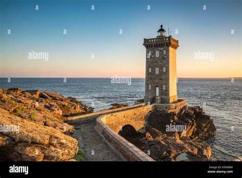 kermorvan lighthouse le conquet finistere brittany france stock photo alamy