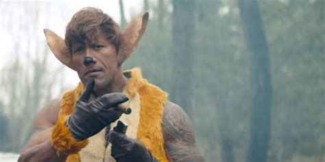the rock stars as a revenge hungry bambi in this new disney reboot