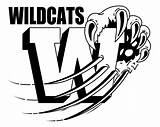 Wildcat Claw Wildcats Mascot Kentucky Ctr Fairview Ncba Edible Sodahead sketch template