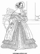 Coloring Books Pages Vintage Fashion Dover Choose Board Costume Kids Colouring Princesses Coloriages sketch template