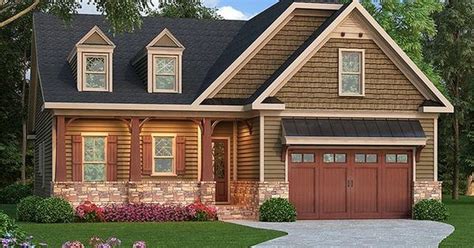 craftsman style house plan  beds  baths  sqft plan   front elevation