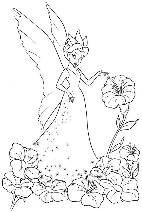tinkerbell friends coloring pages  getcoloringscom  printable