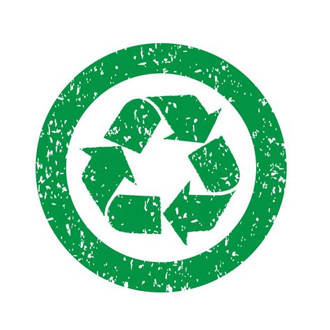 recycle sign symbol sign  vector art  vecteezy