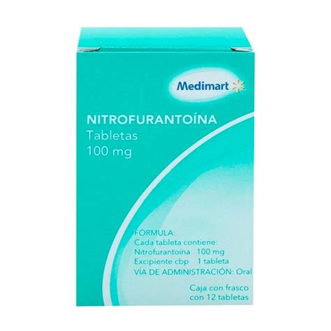 nitrofurantoína medimart 100 mg 12 tabletas walmart