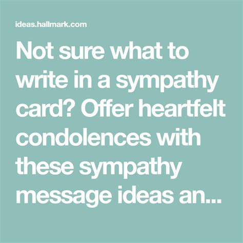 Sympathy Messages What To Write In A Sympathy Card