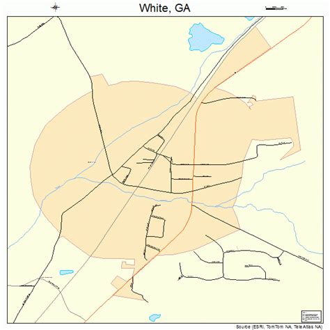 white georgia street map