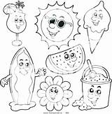 Summer Coloring Pages Kids Colouring Drawing Season Fun Color Clipart Winter Summertime Clothes Printable Preschool Realistic People Sheets Ziggurat Clip sketch template