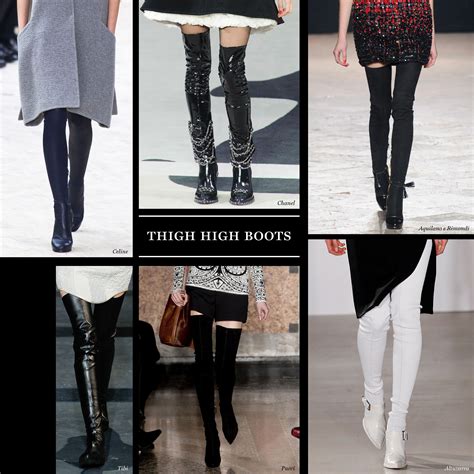 thigh high boots fall 2013 trends the cut