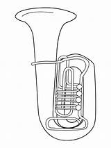 Instruments Musical Coloring Kids Muziekinstrumenten Pages Fun Kleurplaten Music Kleurplaat Tuba Muziekinstrument Van Muziek Jazz Print Choose Board Zo sketch template