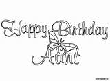 Birthday Happy Coloring Aunt Pages Aunts Color Printable Sheets Print Coloringpage Getdrawings A5 Mom Say Getcolorings Eu Choose Board sketch template