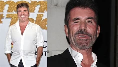 simon cowell fuels concern over face on date night with fiancée lauren