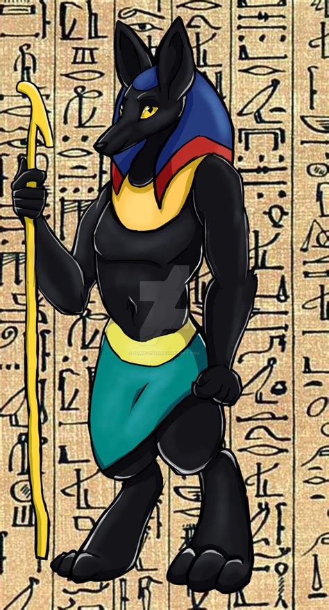 Anubis Candle Image By Slime On