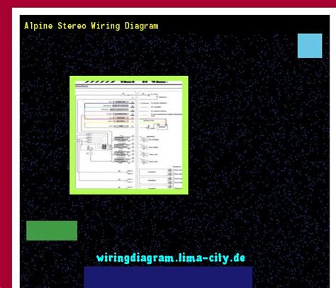 alpine stereo wiring diagram wiring diagram  amazing wiring diagram collection
