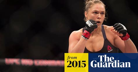 Ronda Rousey On Holly Holm Rematch If I Lose I Ll Be Done Ronda