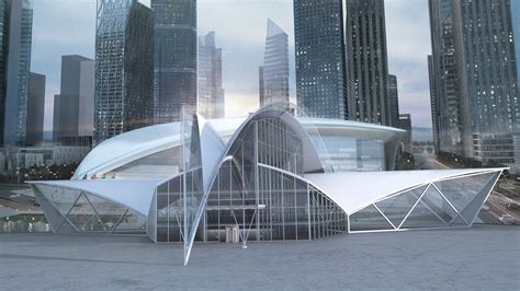 futuristic building concept  engineering design archinect