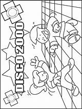 Coloring Pages Dance Dancing Disco Animated Steps Template Coloringpages1001 sketch template