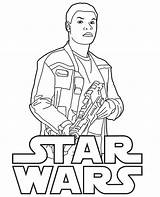 Wars Star Finn Coloring Logo Pages Topcoloringpages Character Color Print Printable sketch template