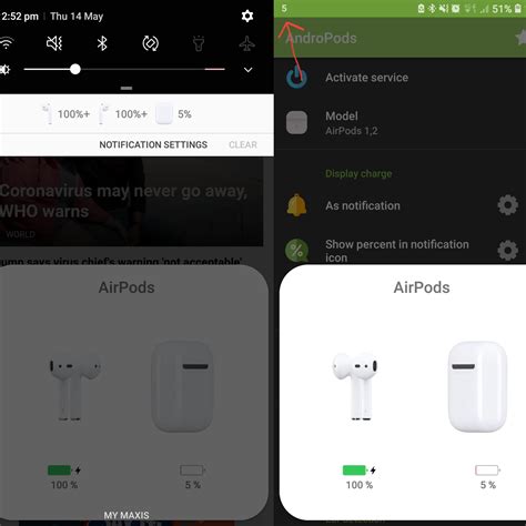 youre   airpods   android device   check   andropods app